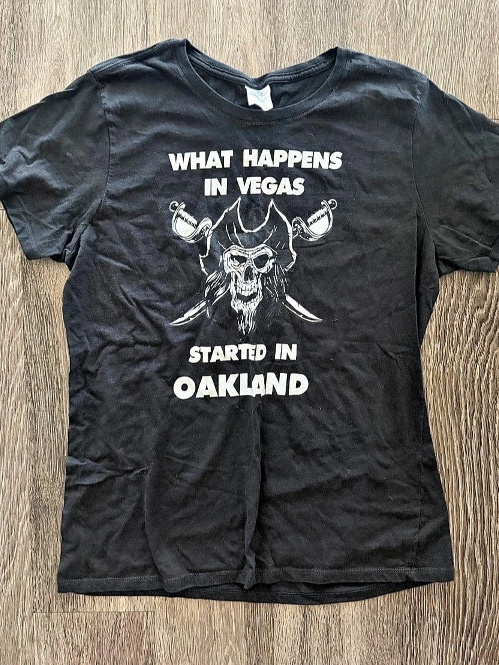 What Happens in Vegas Graphic Tee Black